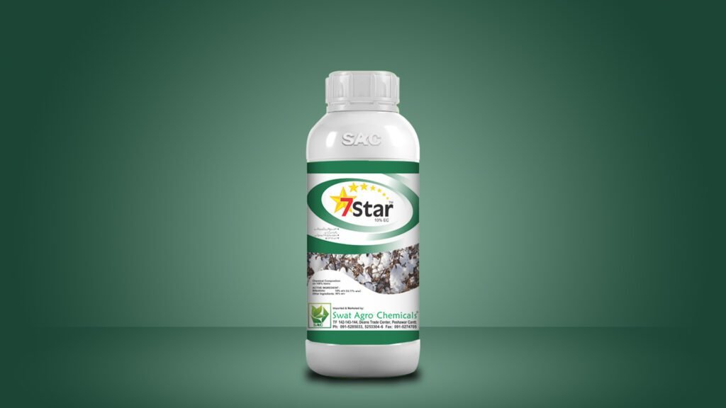 7 STAR 10% EC 1 Ltr – کپاس، سیب، آم اور Citrus میں مختلف کیڑوں کے کنٹرول کیلئے Insecticide | Swat Agro Chemicals