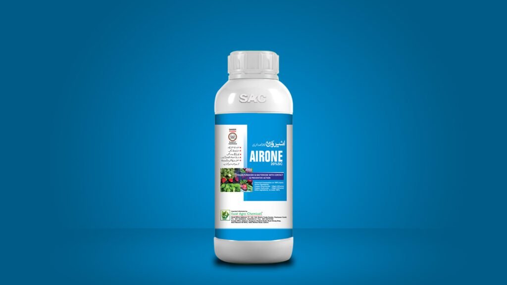 AIRONE 20% SC 360ML – پھلوں اور سبزیوں کی بیماریوں کے کنٹرول کیلئے Fungicide