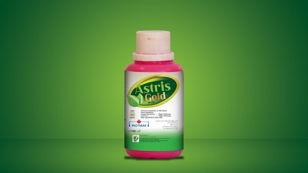 ASTRIS GOLD 20% SC 100ml – بند گوبھی میں Beet Armyworm کے کنٹرول کیلئے Insecticide | Swat Agro Chemicals