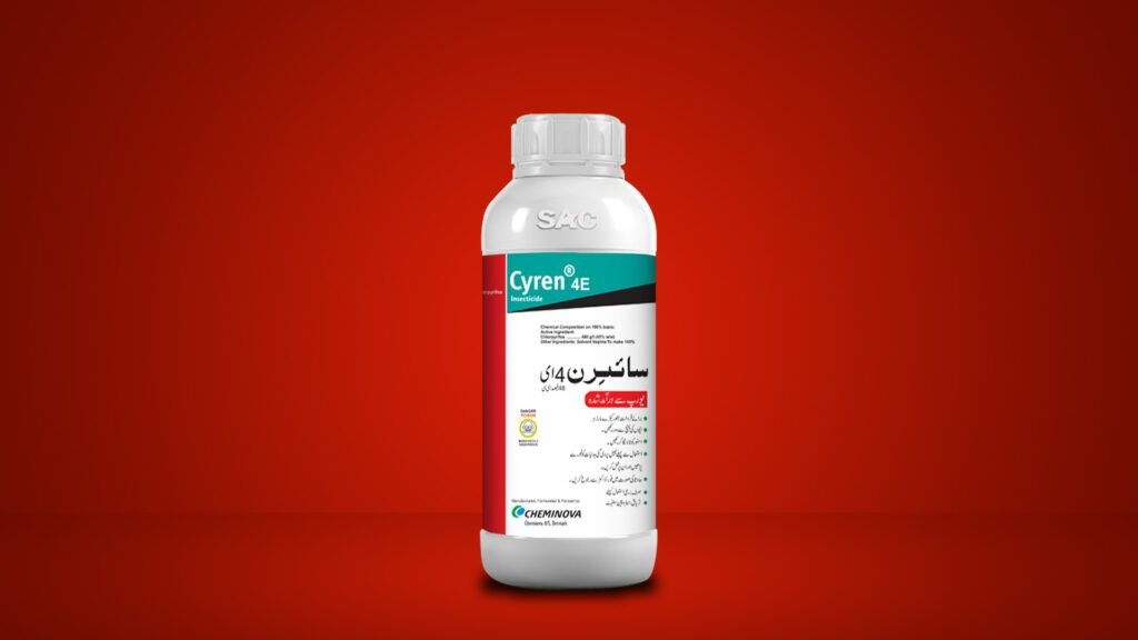 CYREN 4E 1000ml – کپاس میں Spotted Bollworm، American Bollworm اور Army Worm کے کنٹرول کیلئے Insecticide | Cheminova