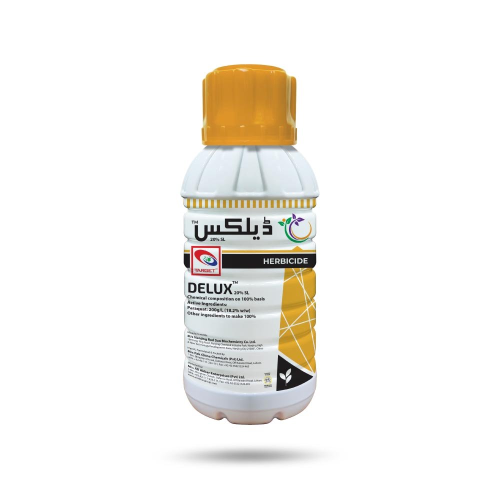 Delux 20% SL – Citrus میں Broad & Narrow Leaf Weeds اور Sedges کے کنٹرول کیلئے Herbicide | Target