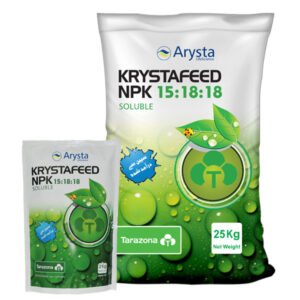 Krystafeed NPK 15:18:18 Soluble 25KG – All Crops کیلئے Chloride-Free Plant Growth Booster | Arysta