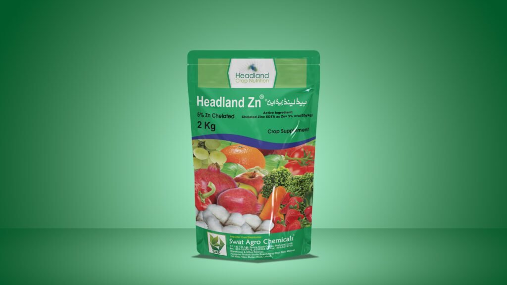 HEADLAND Zn 5% Chelated 500GM – Chelated Zinc Crop Supplement تمام فصلوں کے لیے | Headland