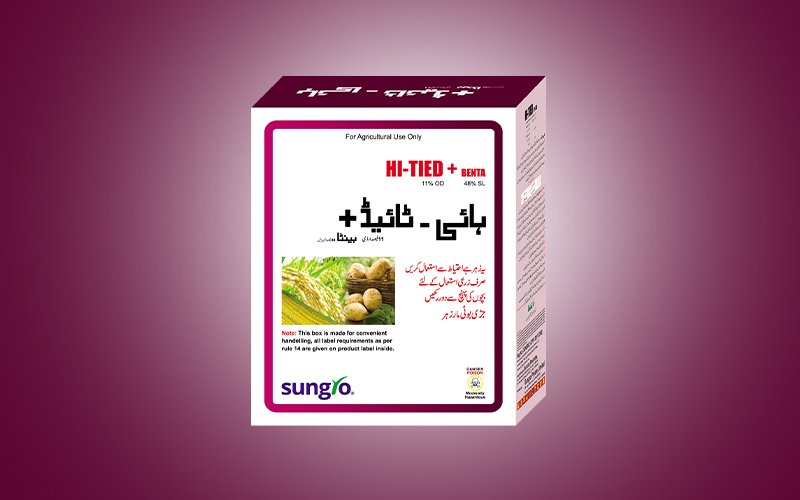 HI-TIED + BENTA – آلو کی فصل میں گھاس اور چوڑے پتوں والی جڑی بوٹیوں کے کنٹرول کیلئے Post-Emergence Herbicide | Sungro