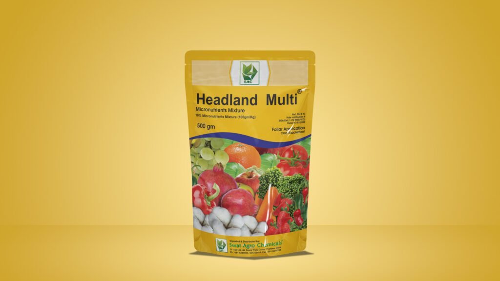 HEADLAND MULTI Micronutrient Mixture 500GM – تمام فصلوں کے لیے Foliar Micronutrient Supplement | Fertilizer