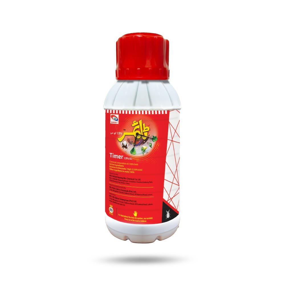 Timer 1.9% EC – کپاس اور آلو میں Bollworm کے مؤثر کنٹرول کیلئے Insecticide | Timer