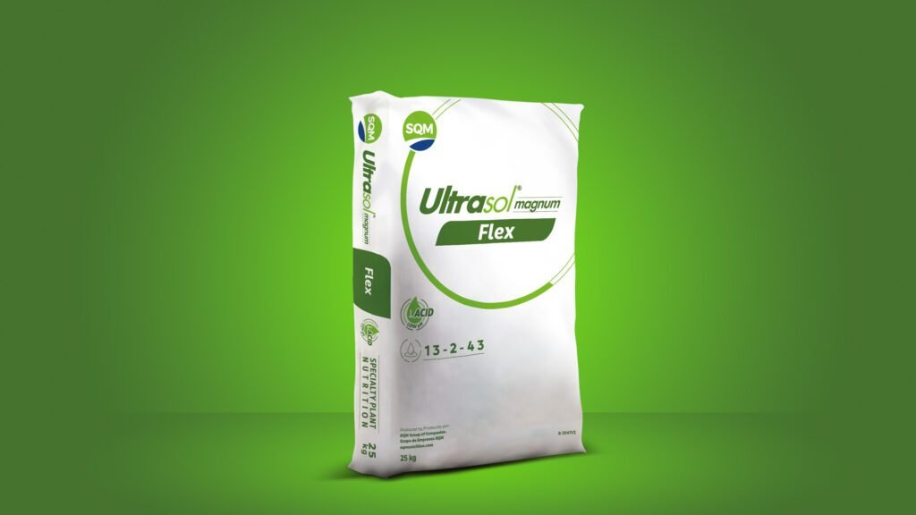 Ultrasol Magnum Flex 13-2-43 25KG – Potassium Nitrate NPK Fertilizer for Fertigation | SQM