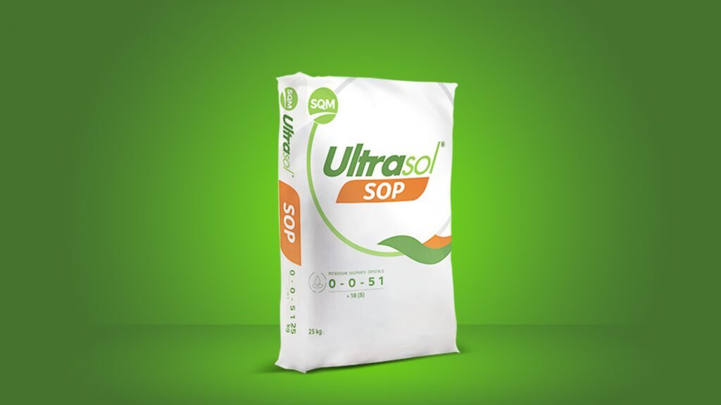 Ultrasol SOP 25KG – Potassium 51% + Sulphur 18% Fertilizer | SQM