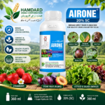 AIRONE 20% SC 360ml copper fungicide bottle for strawberry, plums and lettuce