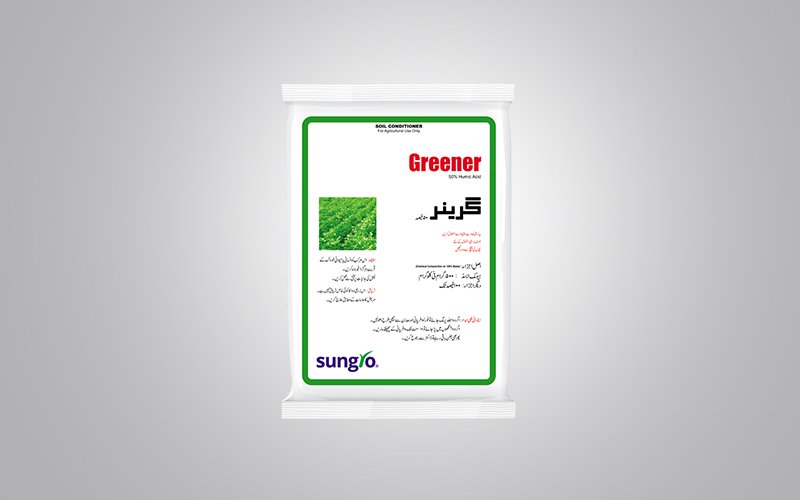 Greener 50% Humic Acid – مٹی کی صحت، غذائی اجزاء کے حصول اور فصل کی بہتر نشوونما کیلئے Soil Conditioner | Sungro