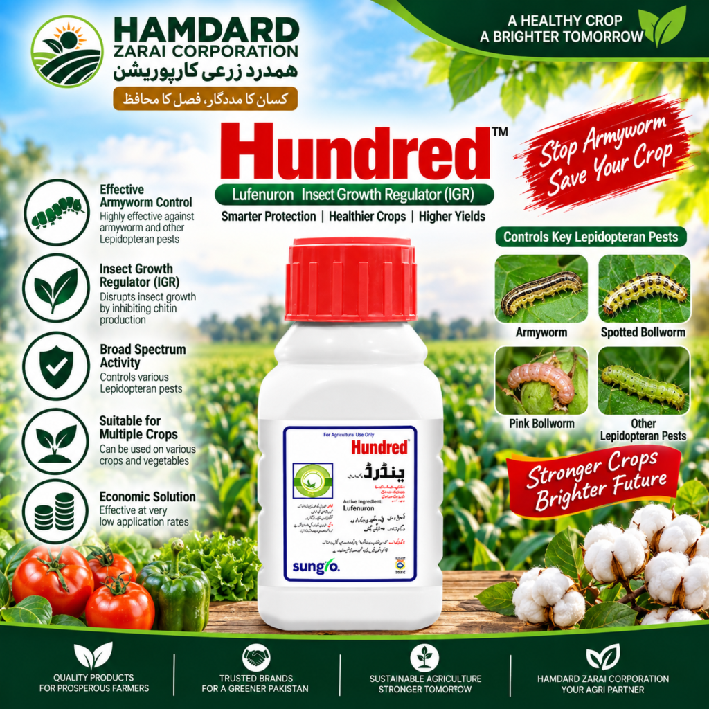 Hundred Insecticide – Lufenuron IGR for Armyworm & Lepidopteran Control | Sungro