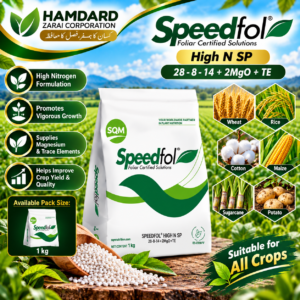 Speedfol High N SP 28-8-14 + 2MgO + TE 1KG – High Nitrogen N:P:K + TE Fertilizer | SQM